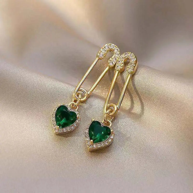 Amarisse Viridelle Emerald Dangle Earrings — image 2