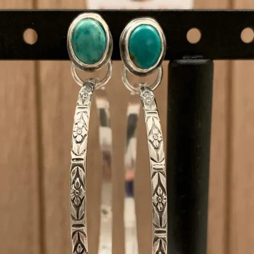 Vintage Onyx Boho Chic Earrings — image 2