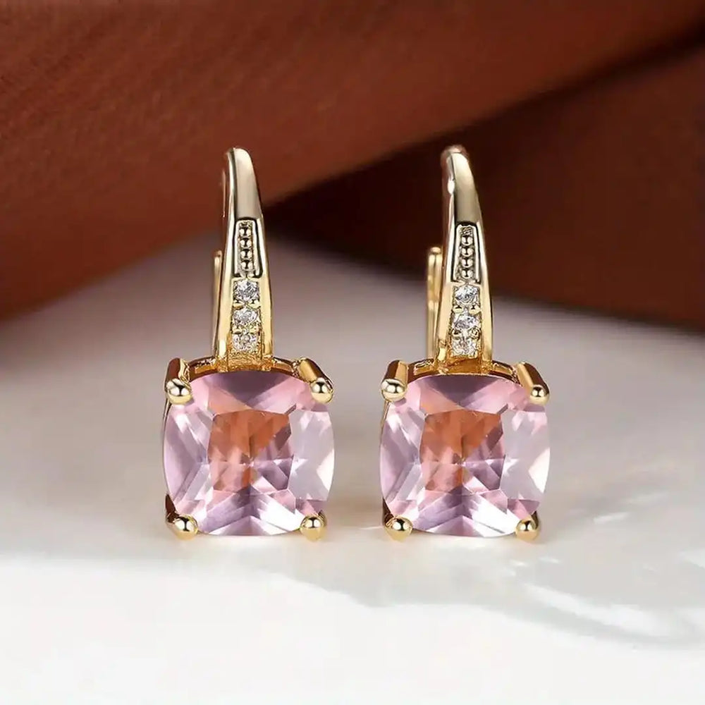 Mystic Sapphire Hoop Earrings — image 7