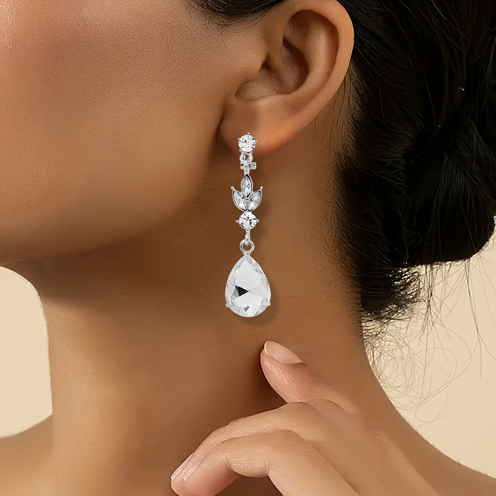 Water Drop Zirconia Earrings — image 4