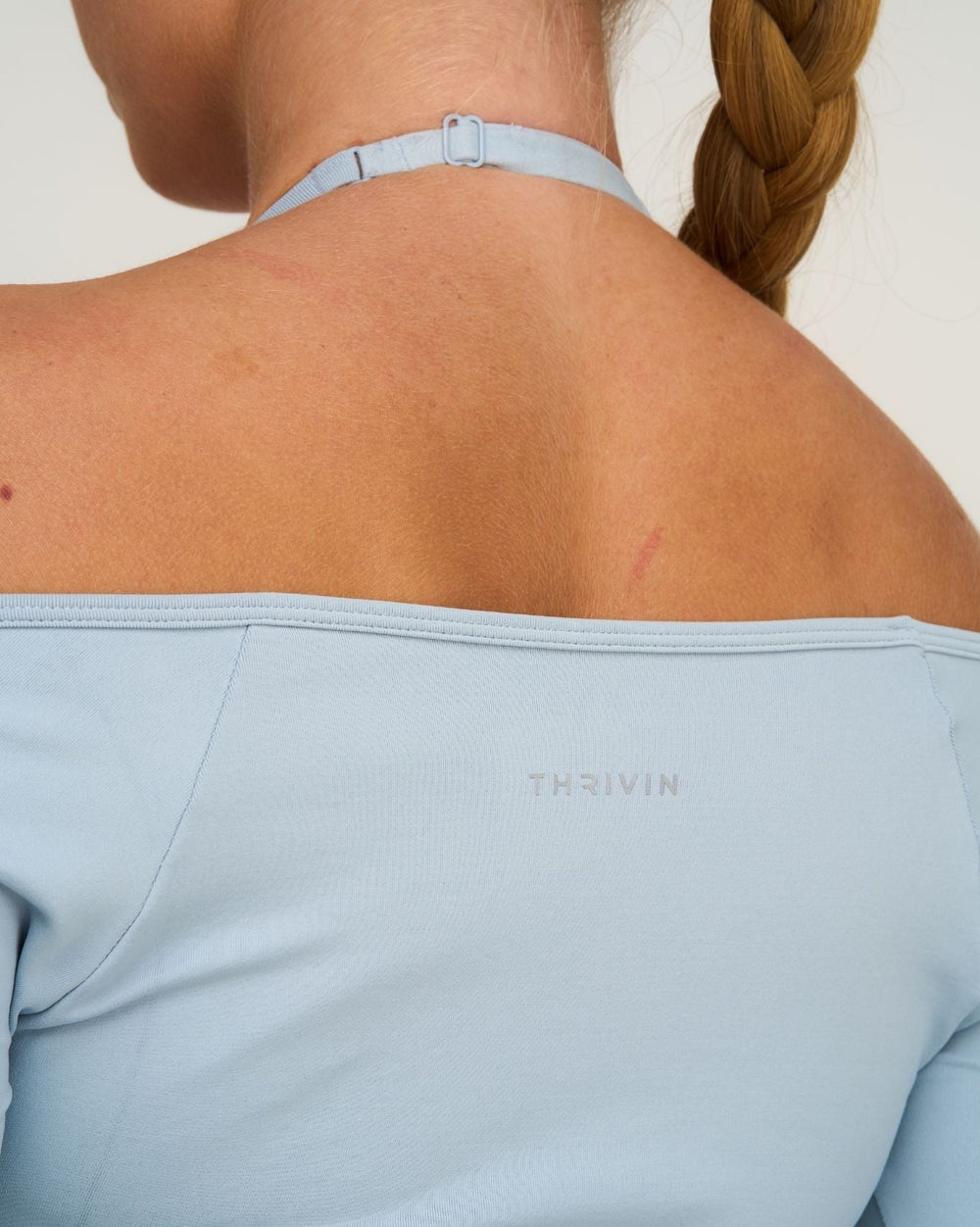 Elevate™ Sculpting Seamless V-Neck Top | Blue Haze