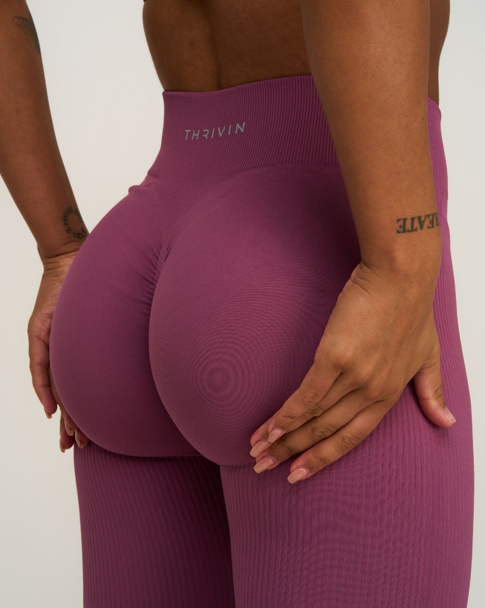Elevate™ Sculpting Mid Waist Scrunch Leggings | Orchid Mauve