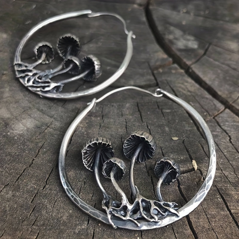 Enchanted Mushroom Boho Earrings — image 1