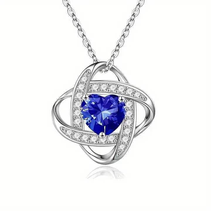 Nerida Luxaire Heart Sapphire Necklace — image 1
