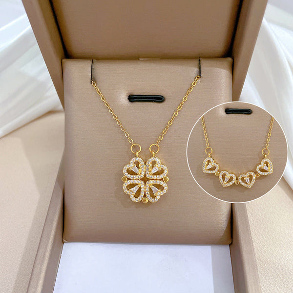 Four Leaf Clover Pendant Necklace — image 1