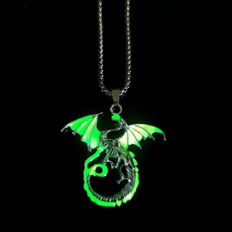 Luminous Flame Dragon Necklace — image 4