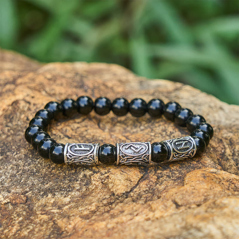 Rune Crystal Beaded Bracelet — image 1