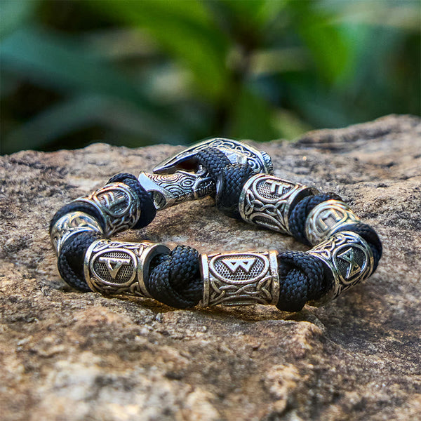 Rune Axe Braided Bracelet — image 1