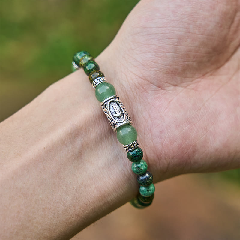 Rune Chromatic Crystal Beaded Bracelet — image 5