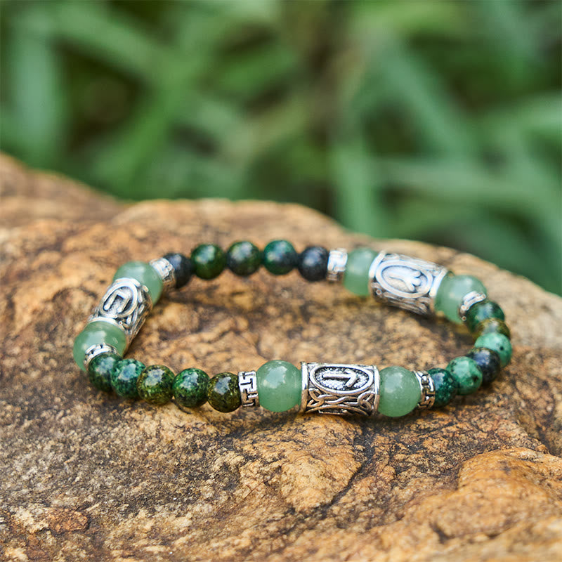 Rune Chromatic Crystal Beaded Bracelet — image 1