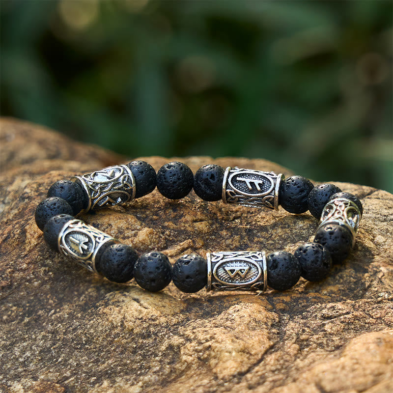 Rune Stone Beaded Bracelet — image 1