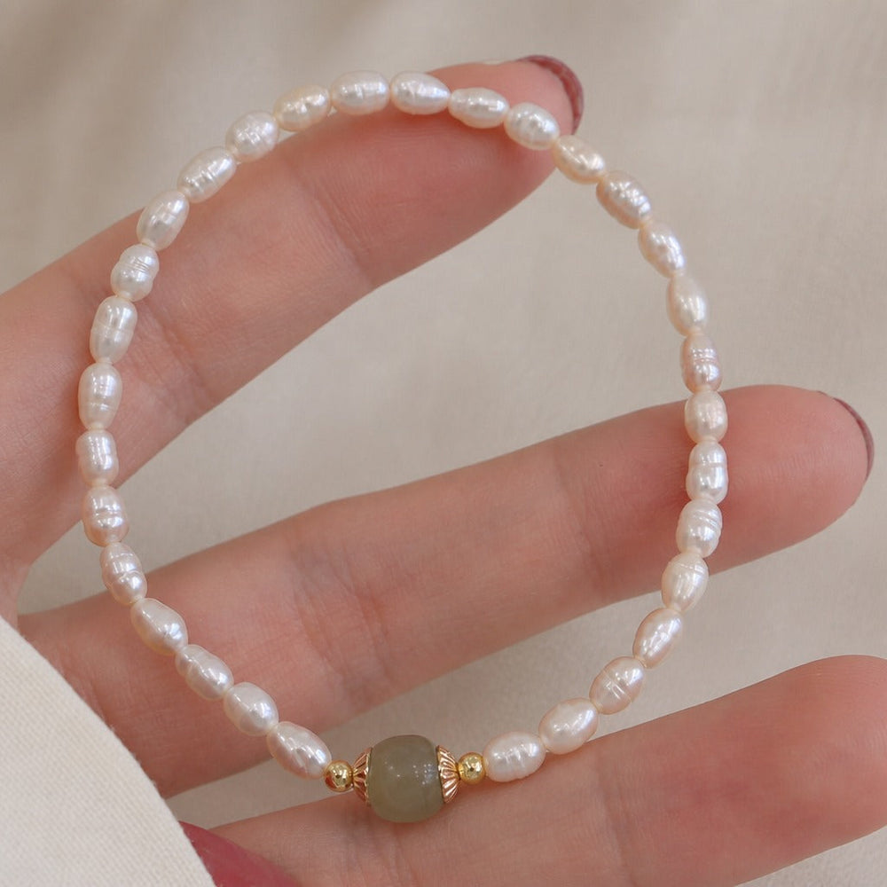 Jade Imperial Pearl Bracelet — image 2