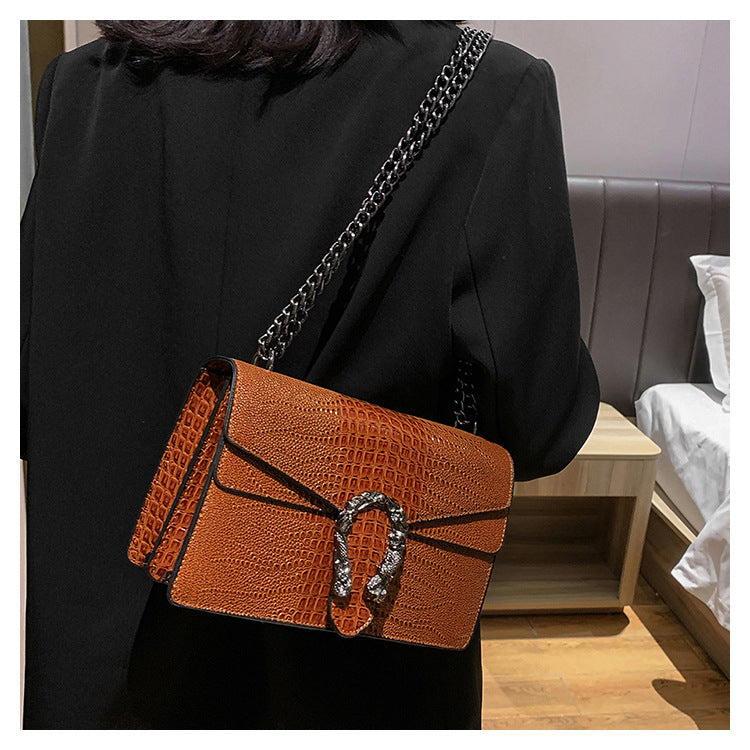 Bootara Women's Chain Flap Bag - Trendy PU Leather Shoulder & Crossbody Purse