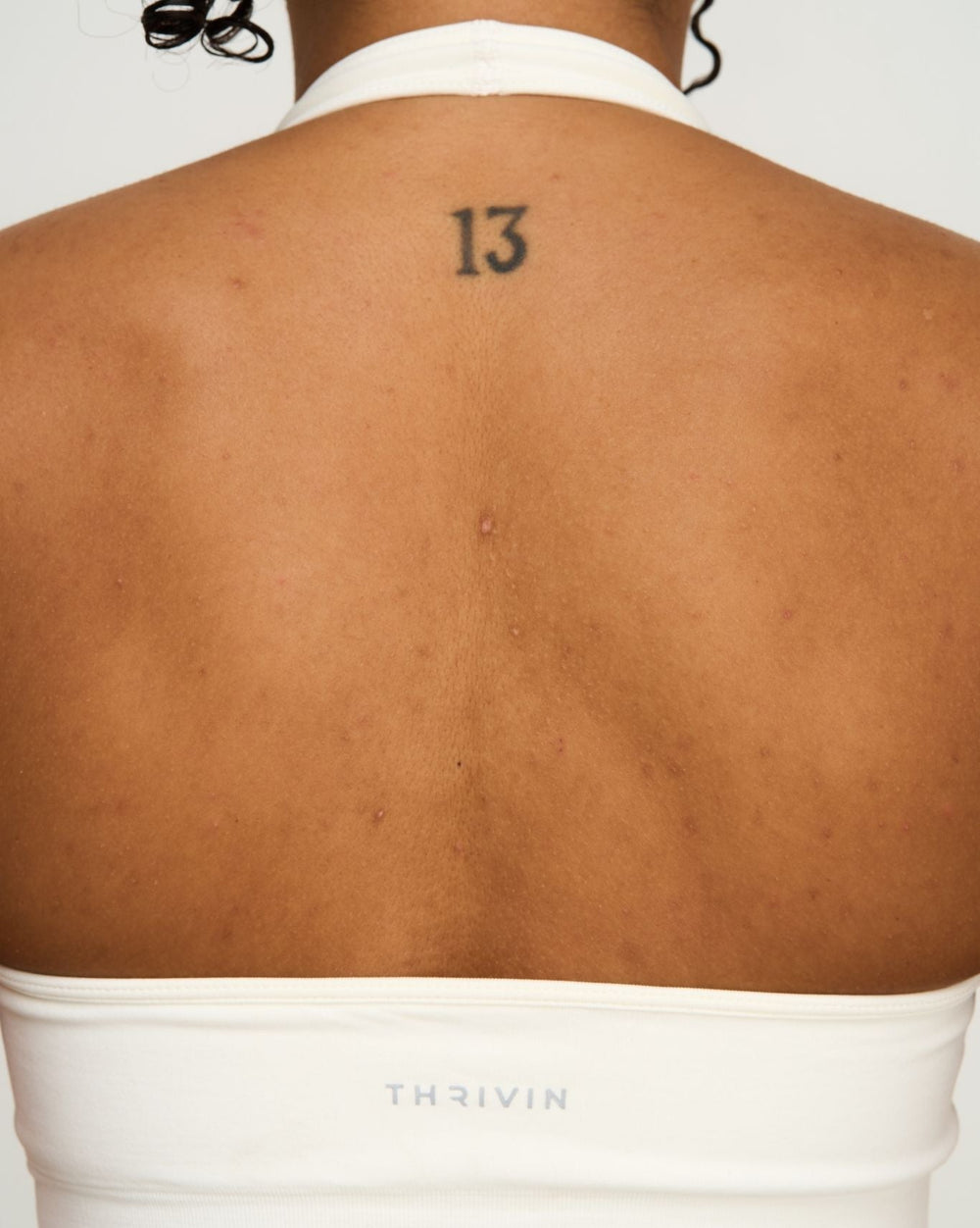 Elevate™ Sculpting Seamless Halterneck Top | Cream