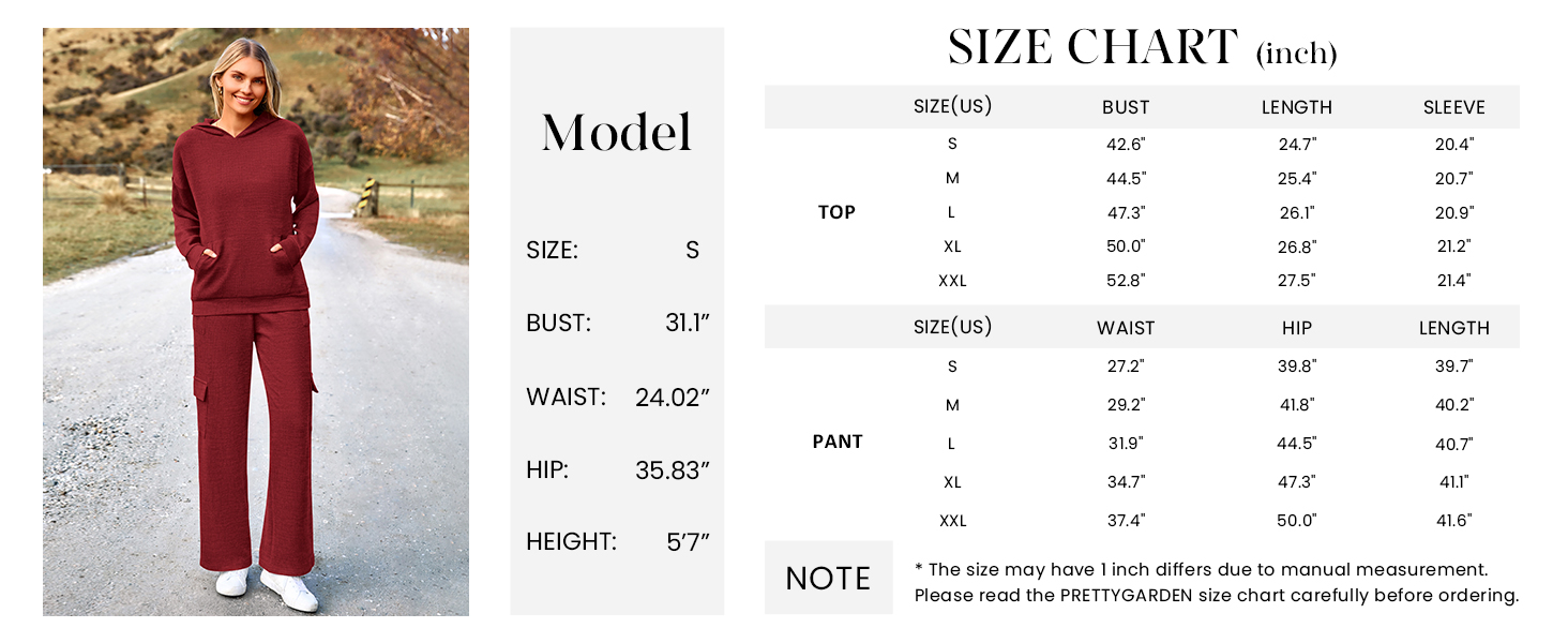 Osonn 2 Piece Sets For Women Fall Sweatsuits Outfits Lounge Matching Hoodie Set Travel Track Suits Winter Clothes