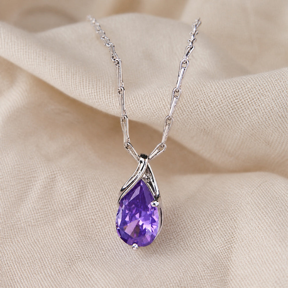 Opulent Amethyst Pendant Necklace — image 1