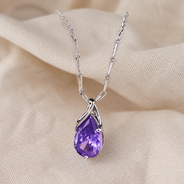 Opulent Amethyst Pendant Necklace — image 1