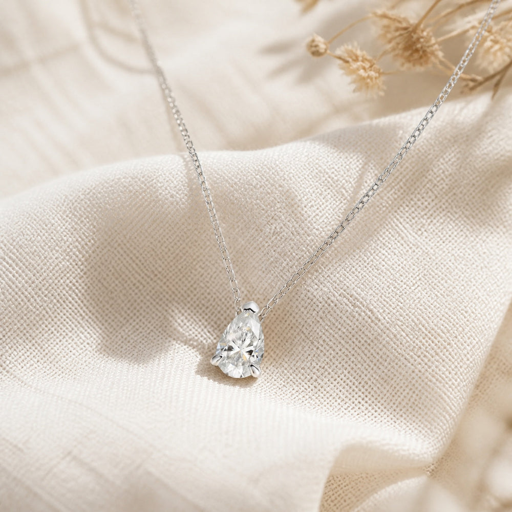 Iconic Pear Cut Pendant Necklace — image 2