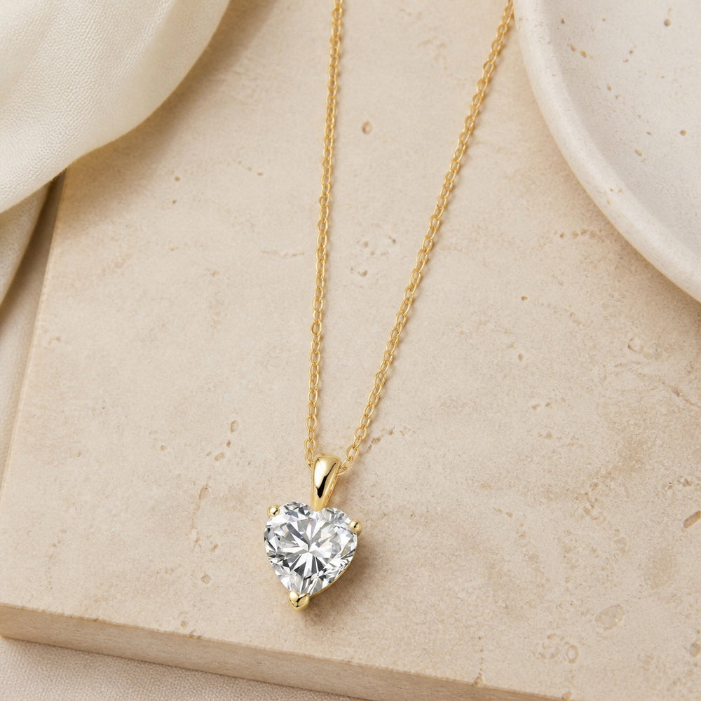Heart Cut Crystal Necklace — image 1