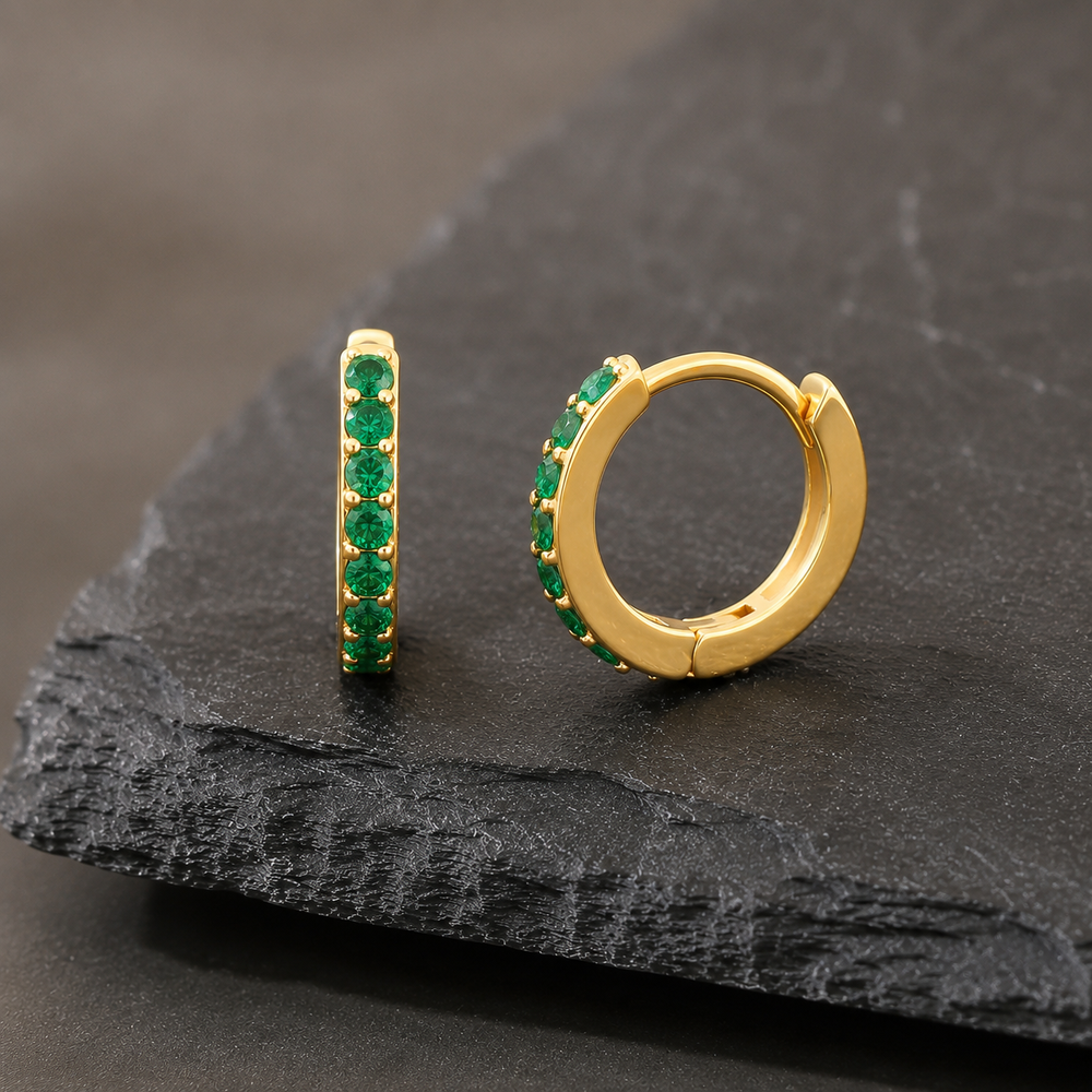 Lavish Gold Tone Earrings — image 2