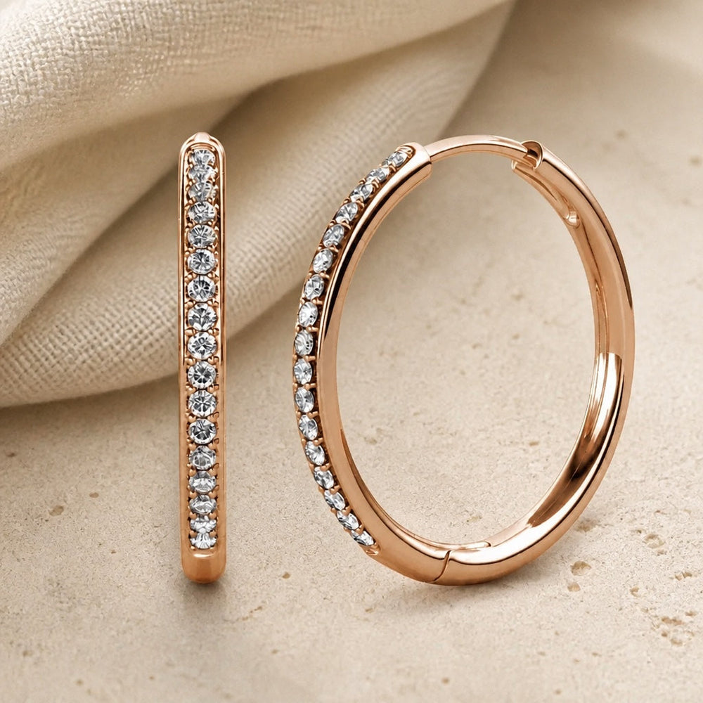 Sorel Pave Gold Timeless Earrings — image 3
