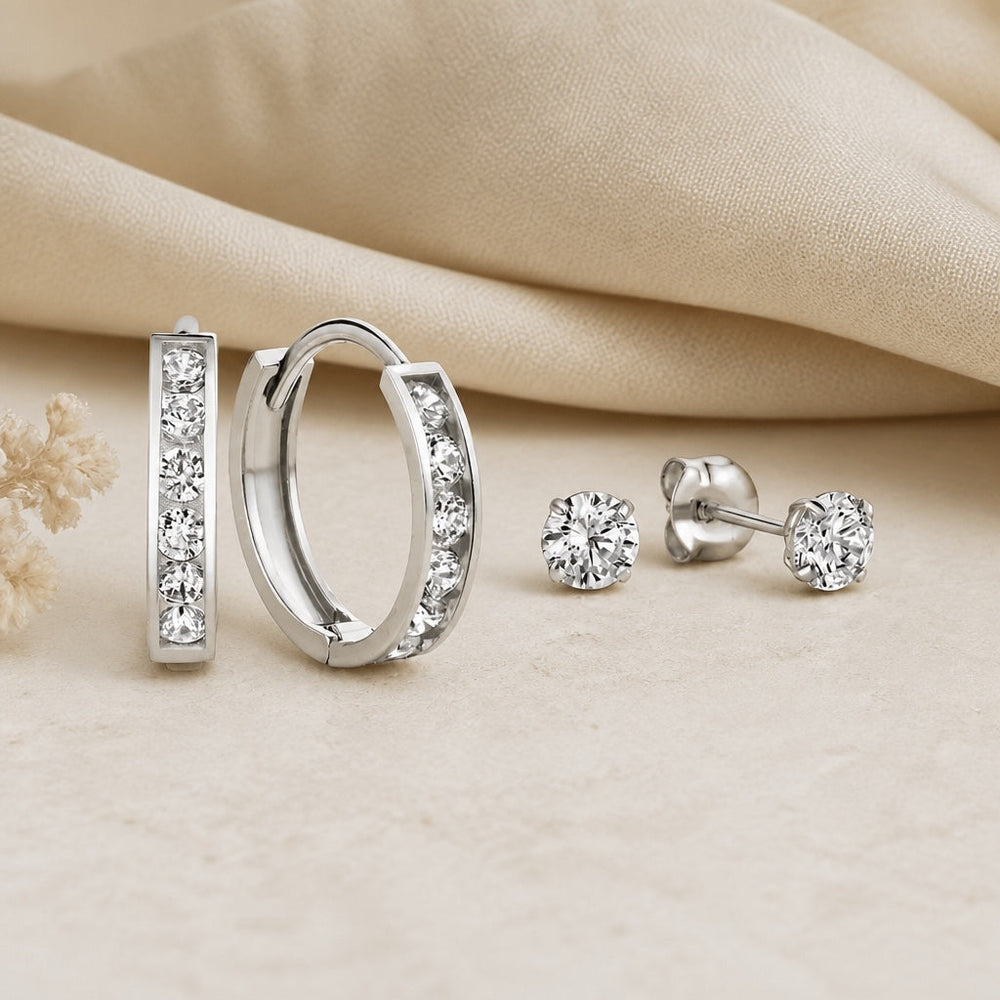 Dara Gold Earrings Set — image 2
