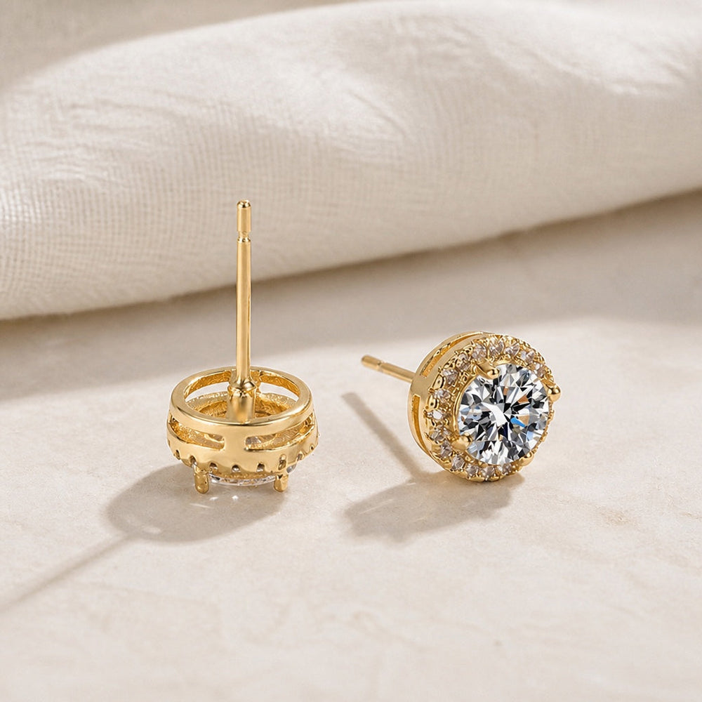 Solea Spark Gold Earrings — image 1