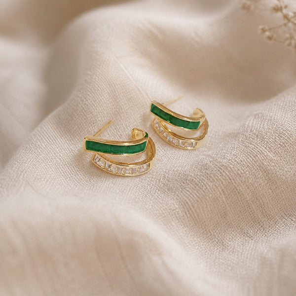 Chloe Foliage Gold Earrings — image 1