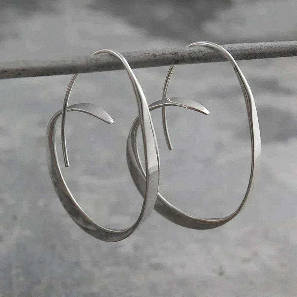 Open Spiral Drop Earrings — image 1