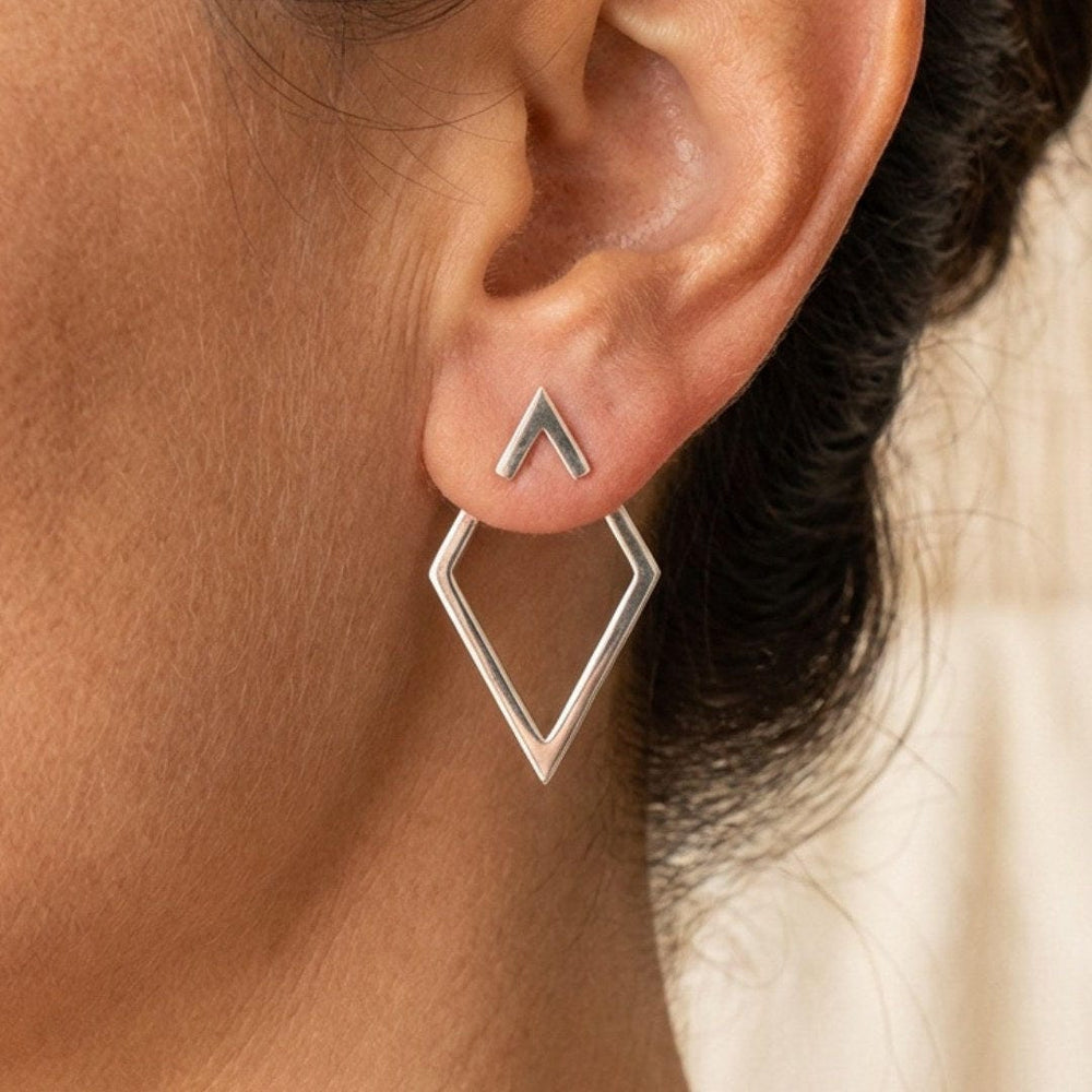 Bohemian Geometric Stud Earrings — image 2