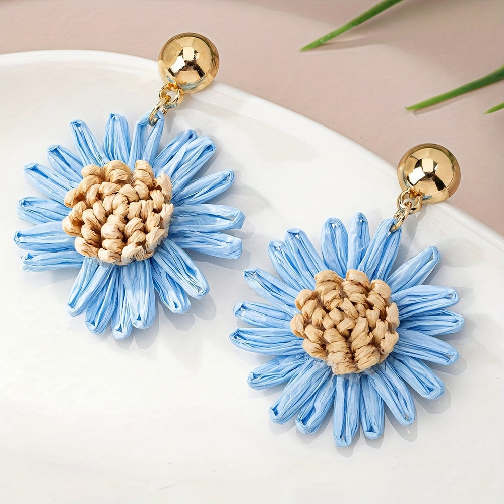 Pastoral Daisy Dangle Earrings — image 2