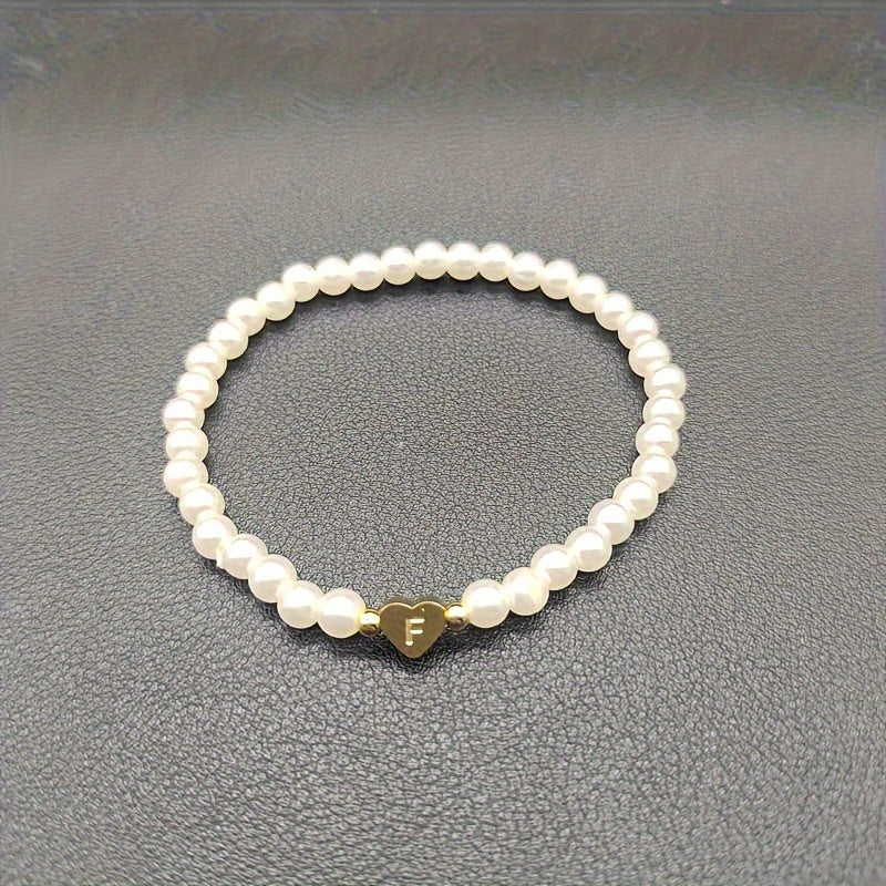 Chic A-Z Heart Initial Bracelet — image 7