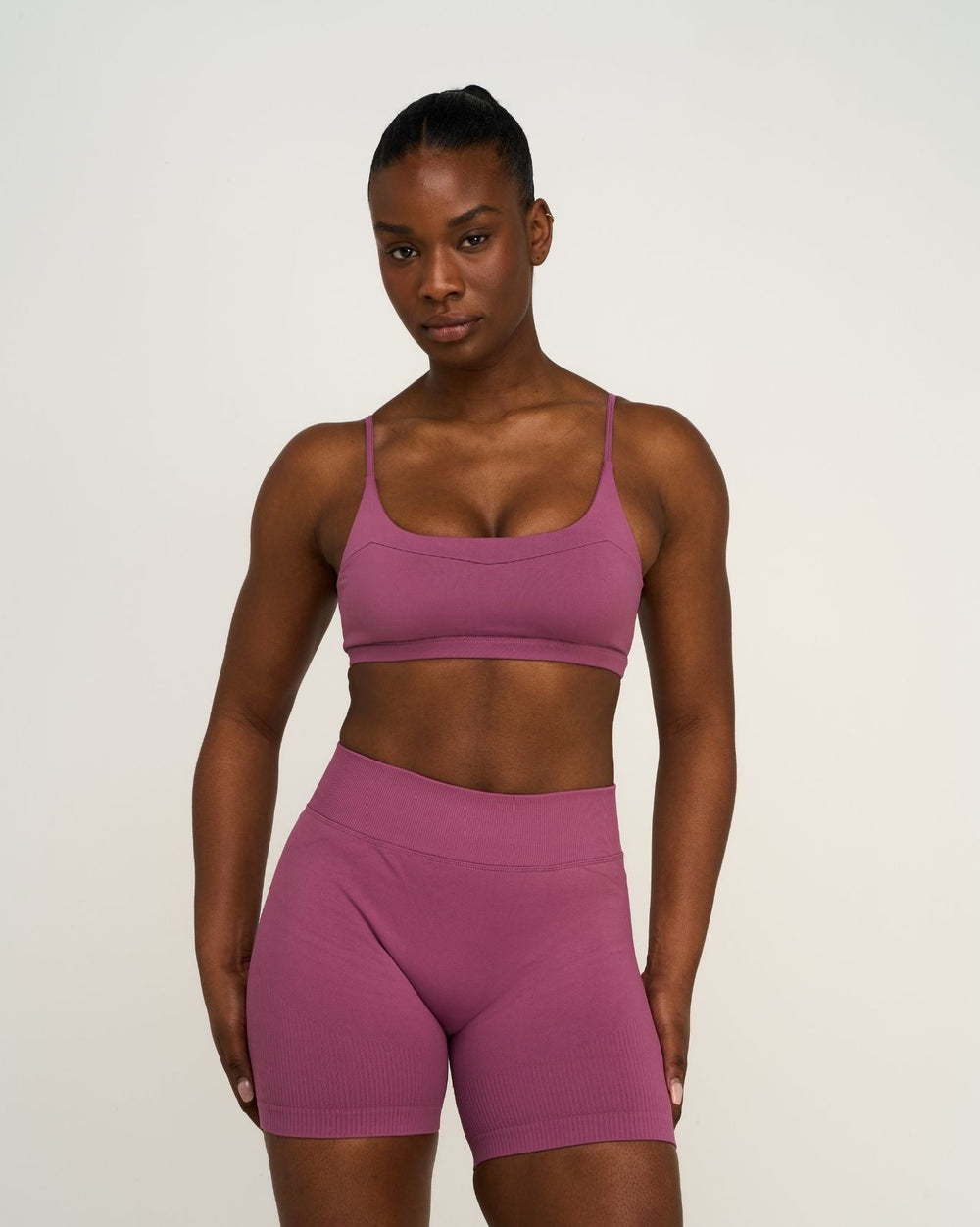 Elevate™ Sculpting Seamless Scoop Neck Bra | Orchid Mauve