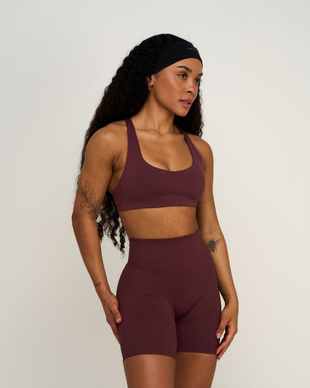 Elevate™ Sculpting Medium Impact Multiway Bra | Dark Mauve