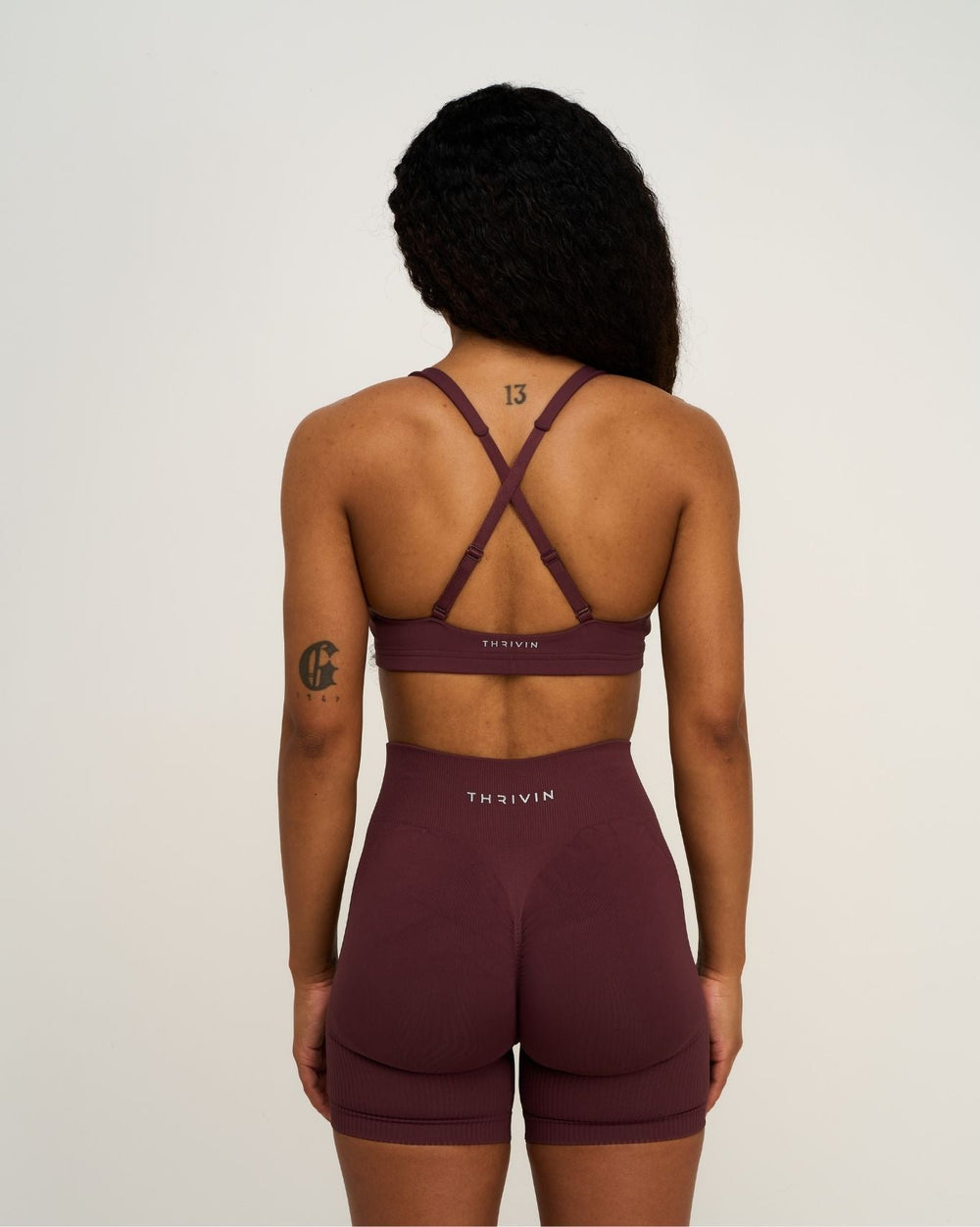 Elevate™ Sculpting Medium Impact Multiway Bra | Dark Mauve