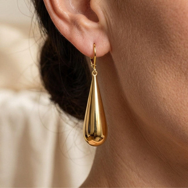 Long Teardrop Earrings — image 1