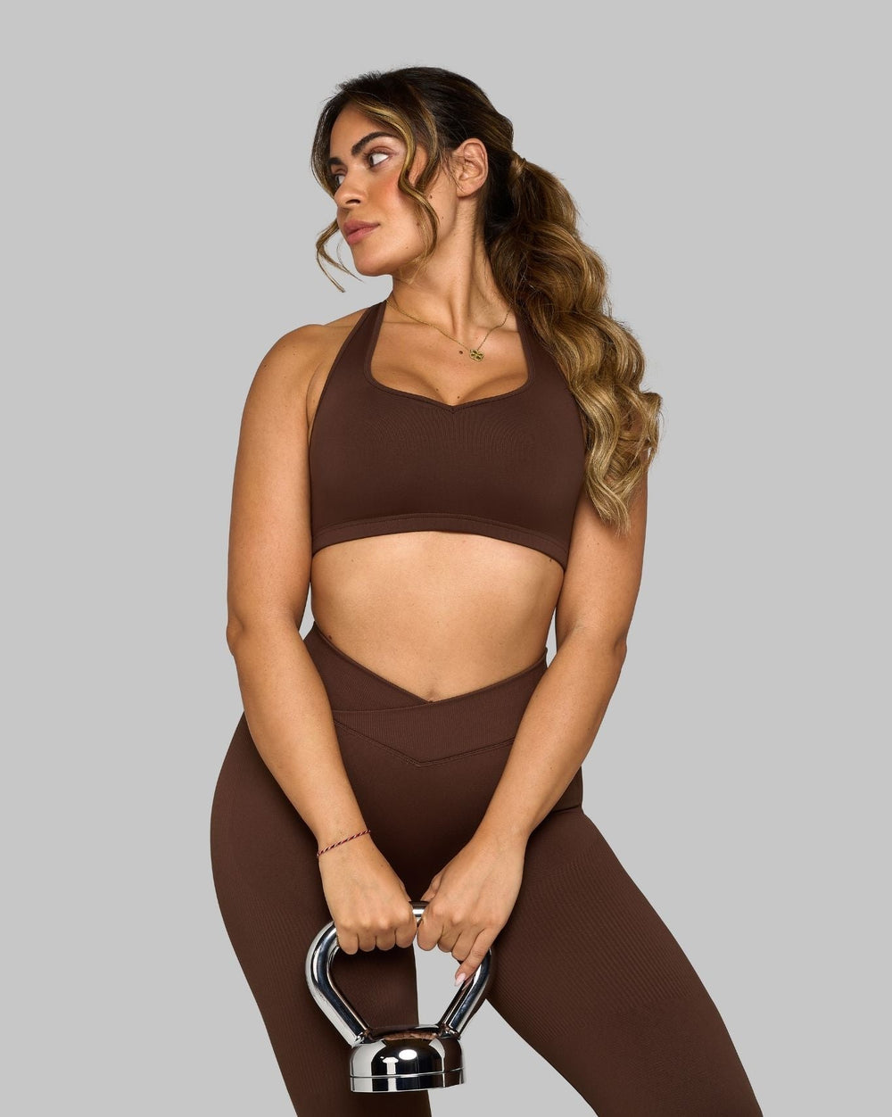 Elevate™ Sweetheart Impact Bra | Bourbon Brown