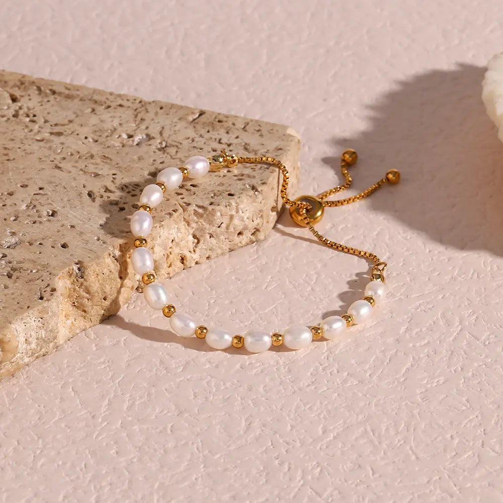 Aurelia Pearl Gold Bracelet — image 2