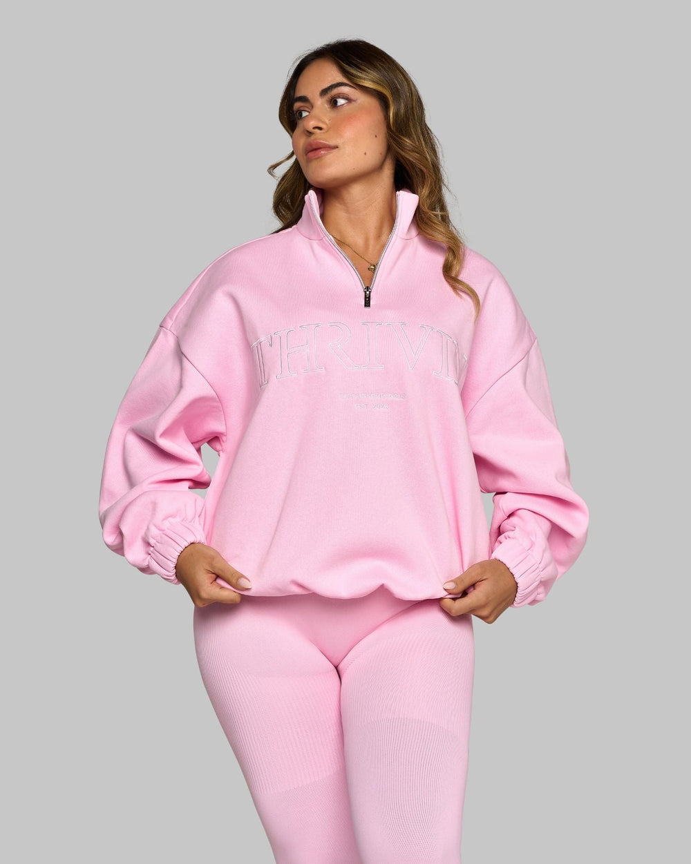 Original Halfzipper Sweater | Candy Pink
