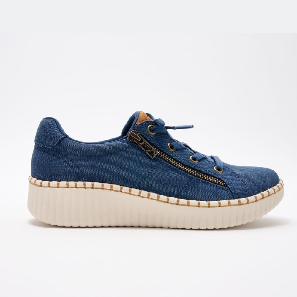 Zip Stride Canvas Sneakers – Lace-Free. Zipper-Easy.