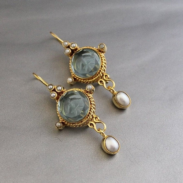 Merena Vintage Pearl Earrings — image 1