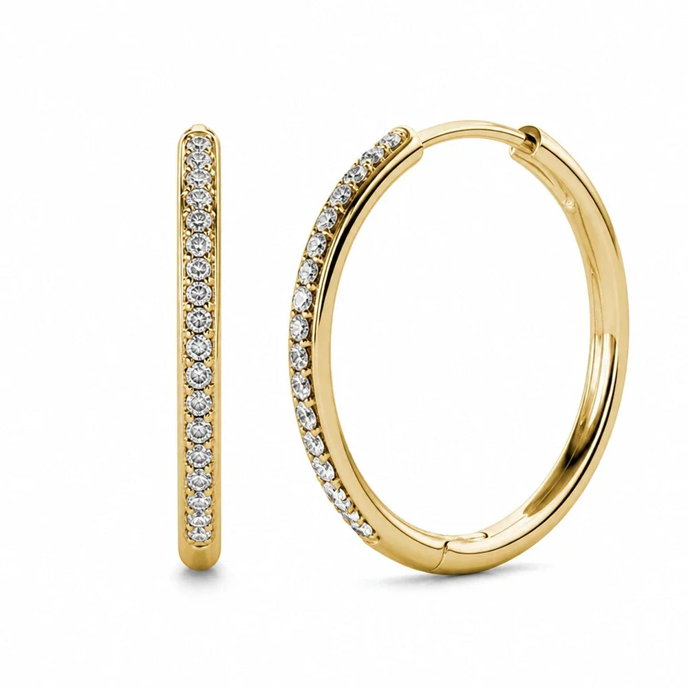 Sorel Pave Gold Timeless Earrings — image 1
