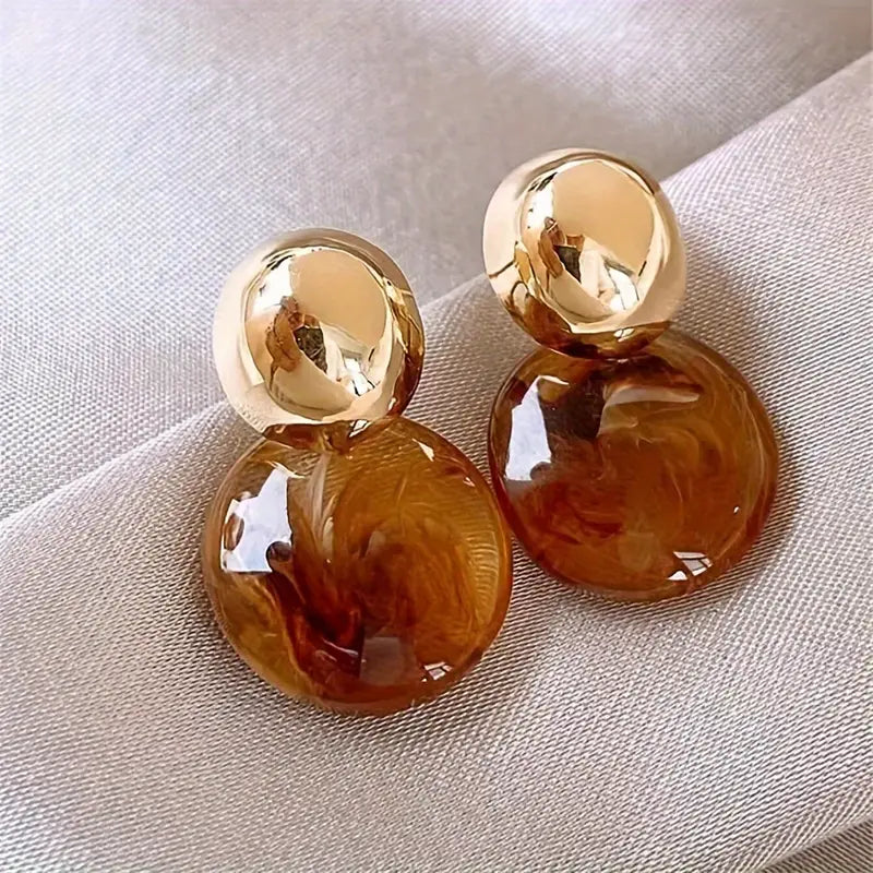 Honey Glow Teardrop Earrings — image 1