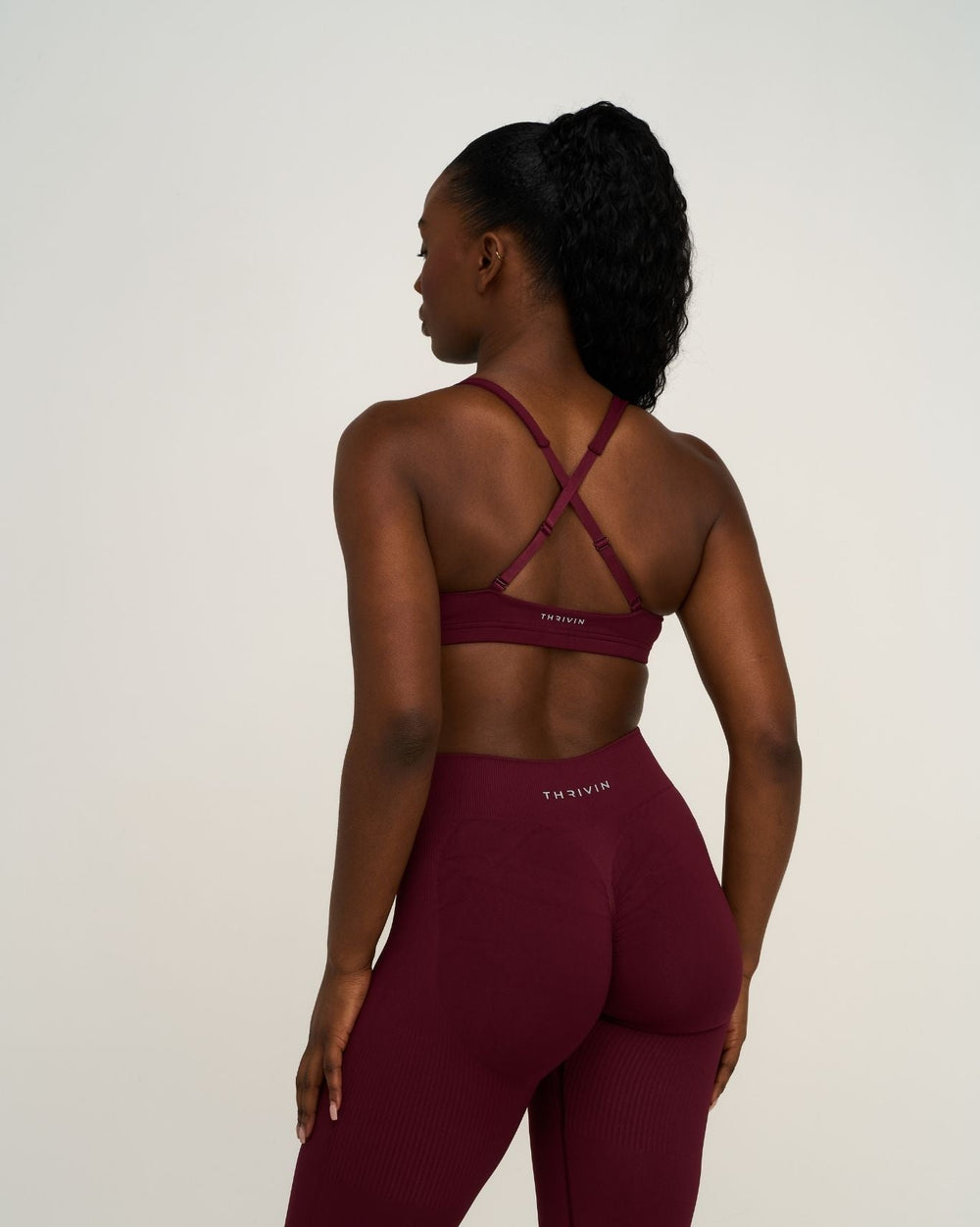 Elevate™ Sculpting Medium Impact Multiway Bra | Merlot