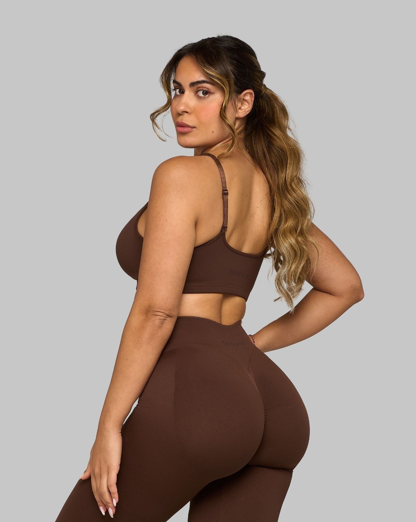 Elevate™ Sweetheart Impact Bra | Bourbon Brown