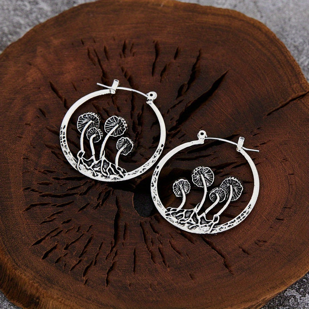 Enchanted Mushroom Boho Earrings — image 2