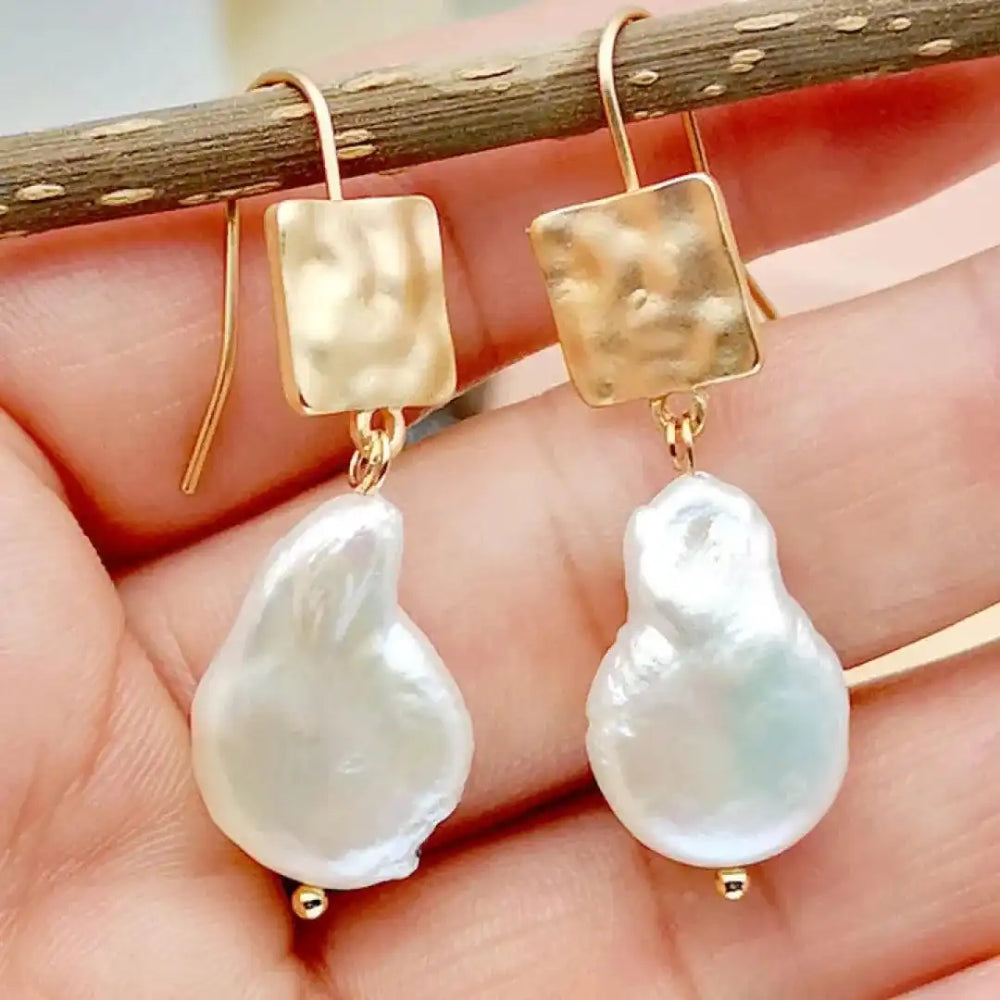 Retro Freshwater Pearl Earrings — image 2