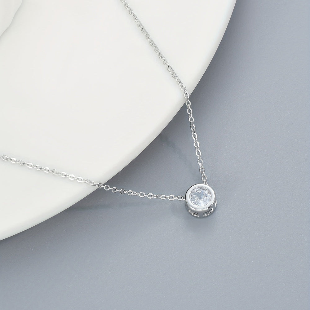 Exquisite Aqua Stone Necklace — image 2