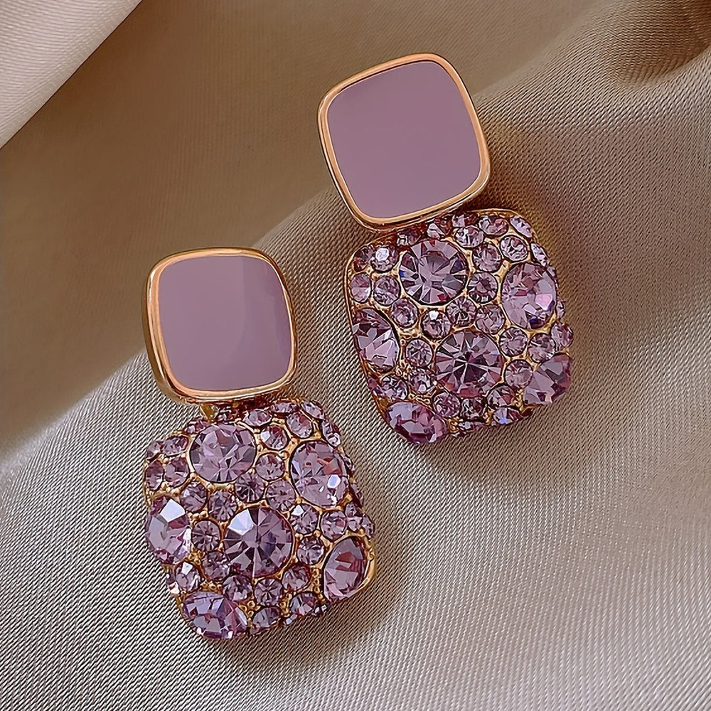 Timeless Square Pendant Earrings — image 2