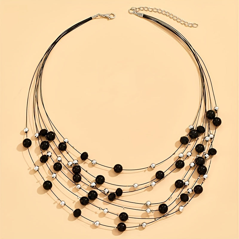 Romantic Bead Boho Necklace — image 4